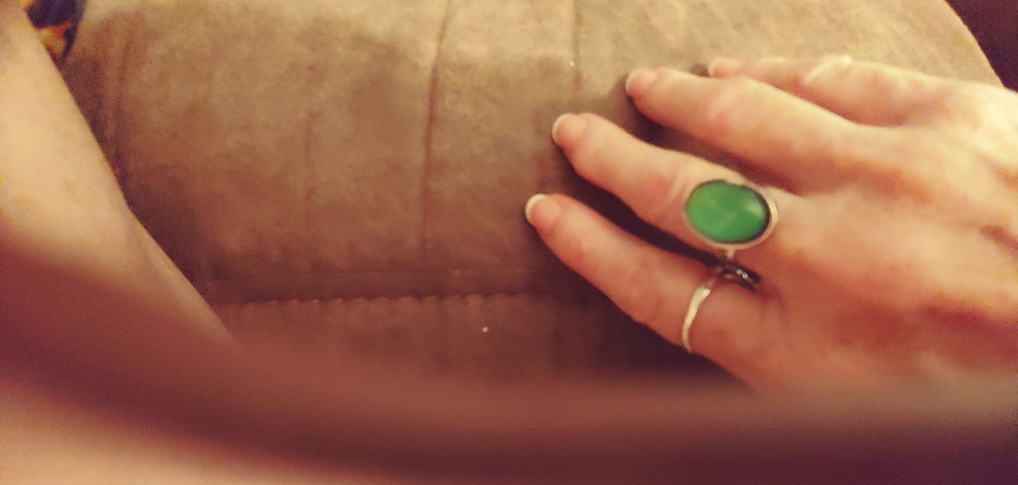 Customer photo review of Oval Mood Ring