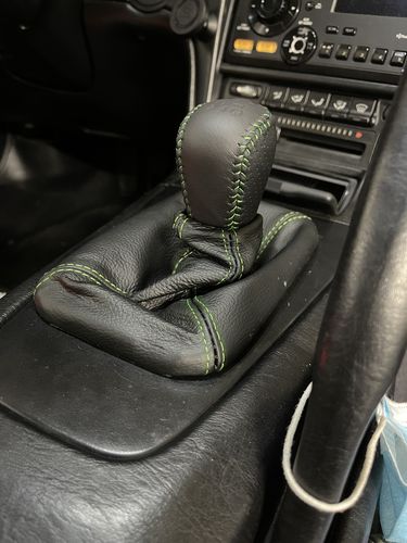Customer photo review of Leather/Alcantara/Carbon OEM Style Shift Boot