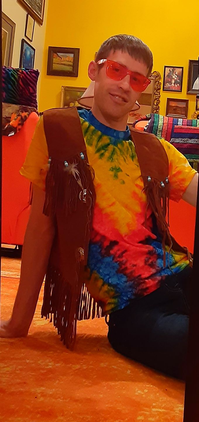 Customer photo review of Woodstock Tie Dye T Shirt