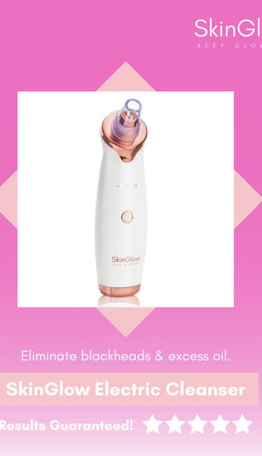 Customer photo review of SkinGlow Electric Cleanser - No More Blackheads
