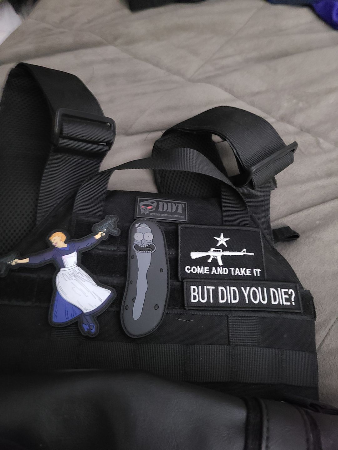 Customer photo review of Sound Of BRRRT Morale Patch