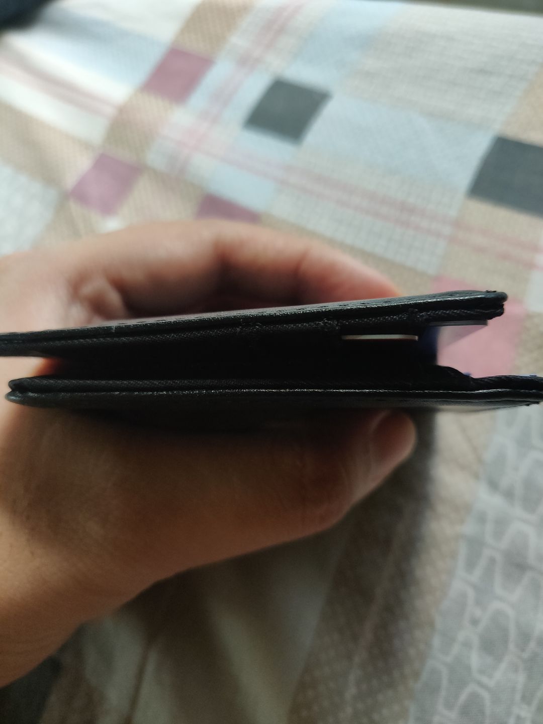 Customer photo review of RFID Blocking Leather Multi Bi-fold Black