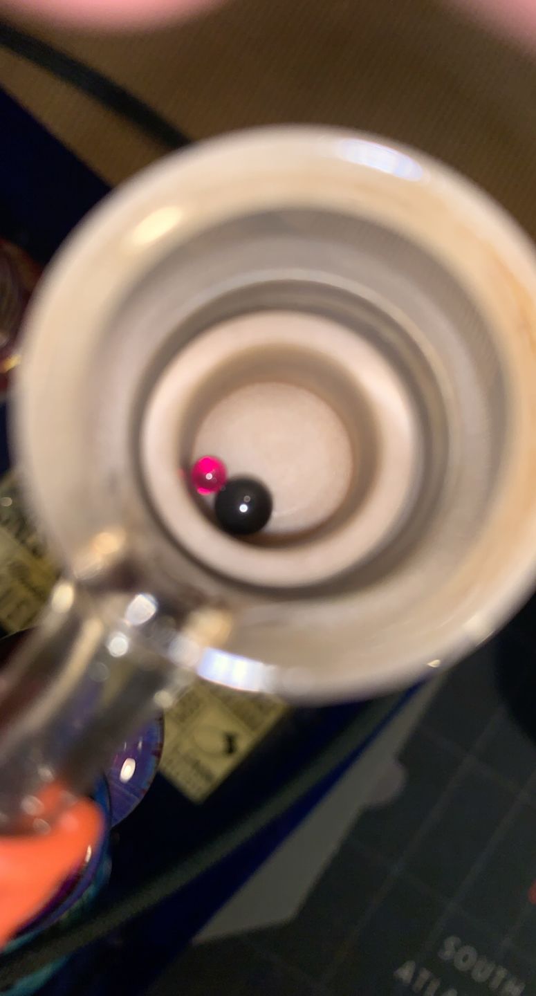 Customer photo review of 3mm Ruby Terp Pearls