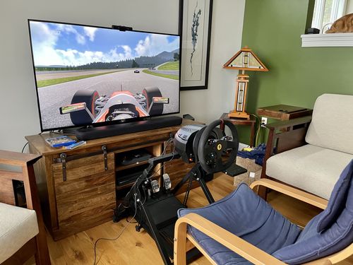 Customer photo review of APEX Steering Wheel Stand