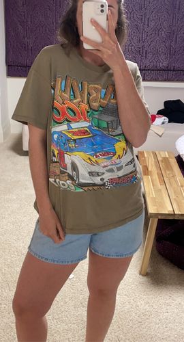 Customer photo review of Hillbilly 100 Racing T Shirt Size Large