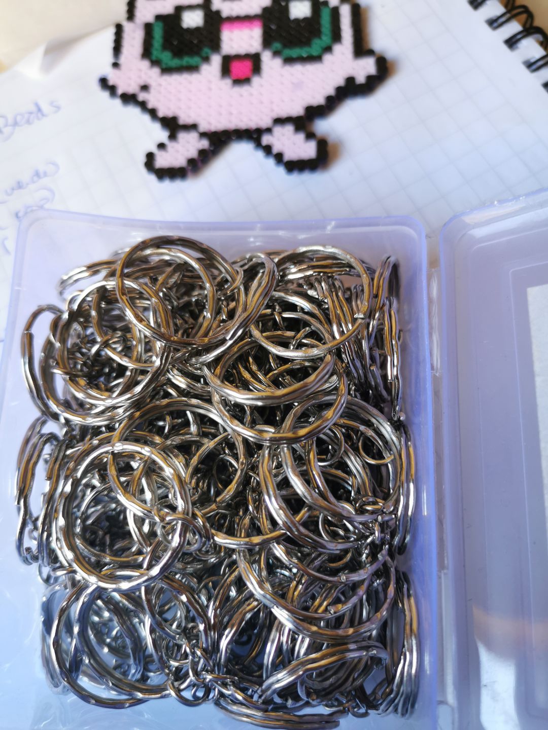 Customer photo review of Pack 100 Argollas de llavero