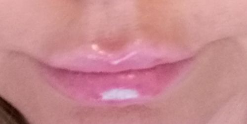Customer photo review of LIP BOOSTING SERUM