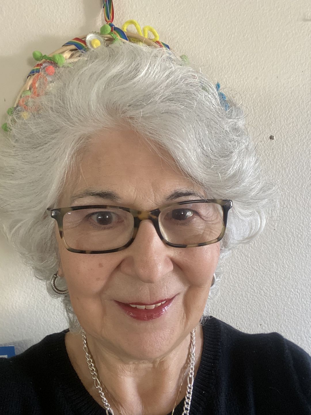 Customer photo review of Intense Jasper Teardrop Earrings