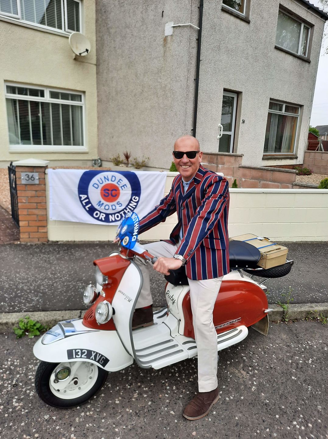 Customer photo review of Sta Prest Trousers - Stone