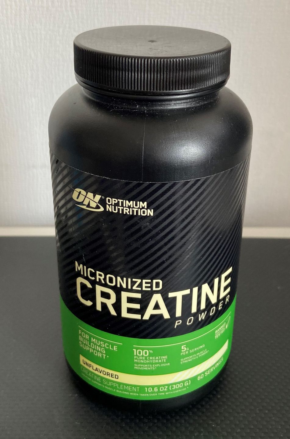 Customer photo review of Optimum Nutrition Micronized Creatine Powder 300 Gr