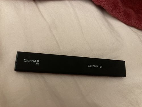 Customer photo review of 100 mg CBD Disposable Vape ~ CleanAF PUFF in 9 Flavors