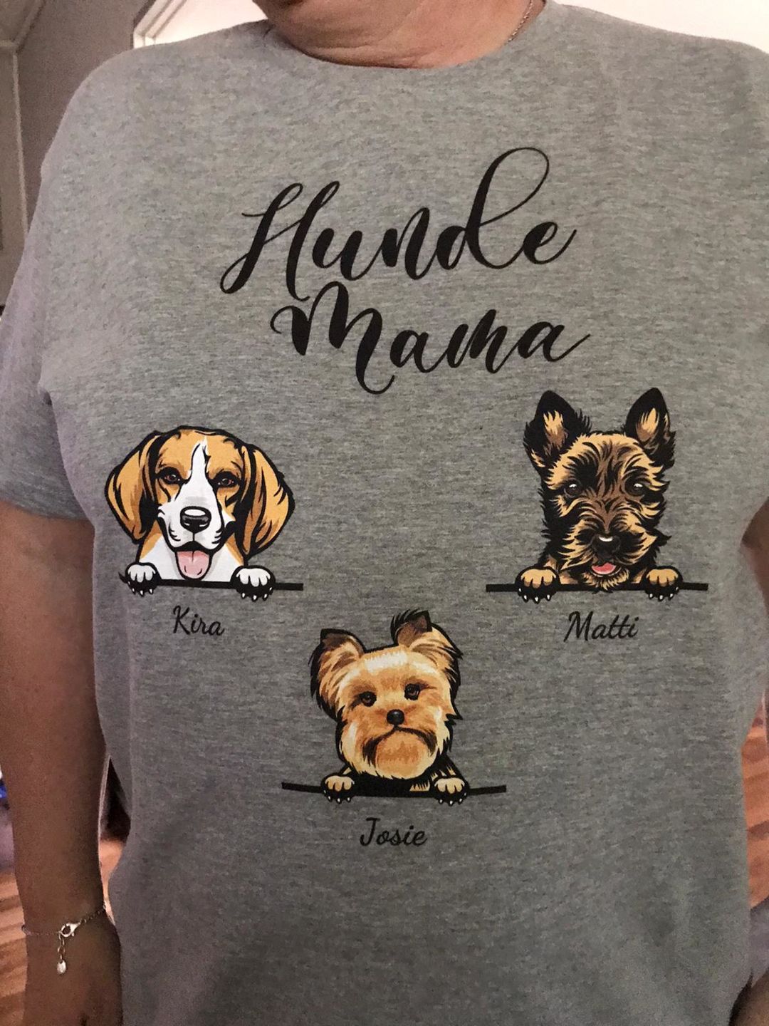 Customer photo review of Haustiereltern - Individuelles T-Shirt