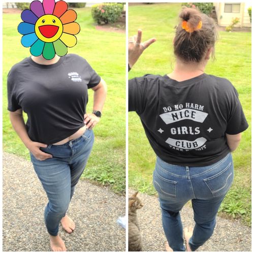Customer photo review of Do No Harm Boxy Tee