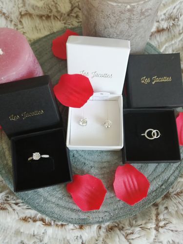 Customer photo review of Bague Olga - Solitaire Zirconium & Argent