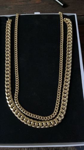 Customer photo review of MIAMI CUBAN BOX LOCK CHAIN 001