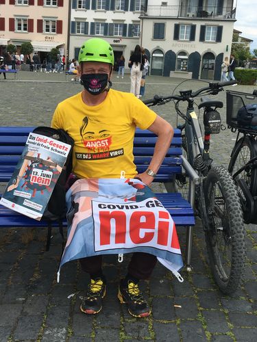 Customer photo review of SHIRT BUBEN • ANGST IST DAS WAHRE VIRUS