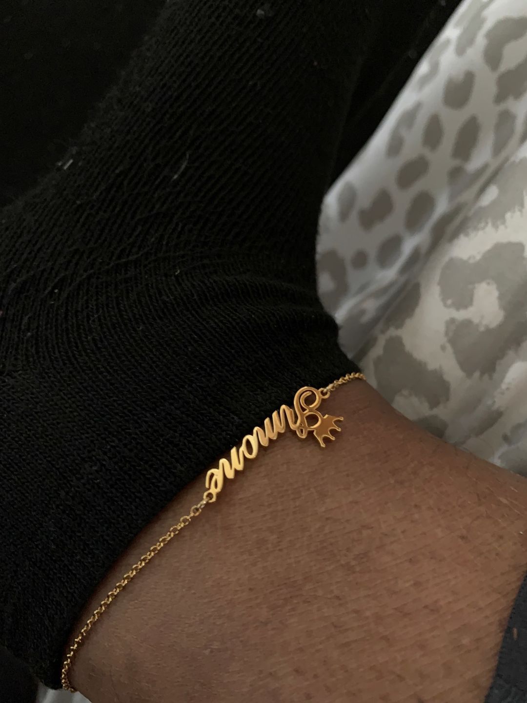 Customer photo review of MUSE CUSTOM ANKLET