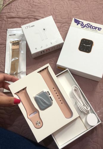 Customer photo review of IWO 13 PLUS  SERIES 6  + BRINDE [PULSEIRA + FONE SEM FIO] 12X