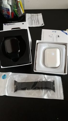 Customer photo review of Iwo Infinity Series 6  - 40/44MM + [ BRINDE ] 12x Frete Grátis