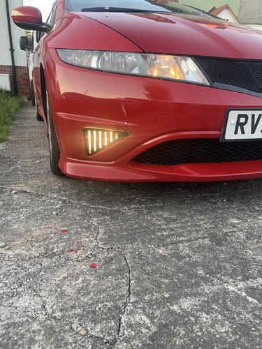 Customer photo review of Honda Civic Fog Light Armour (2006 to 2011 Hatchback)