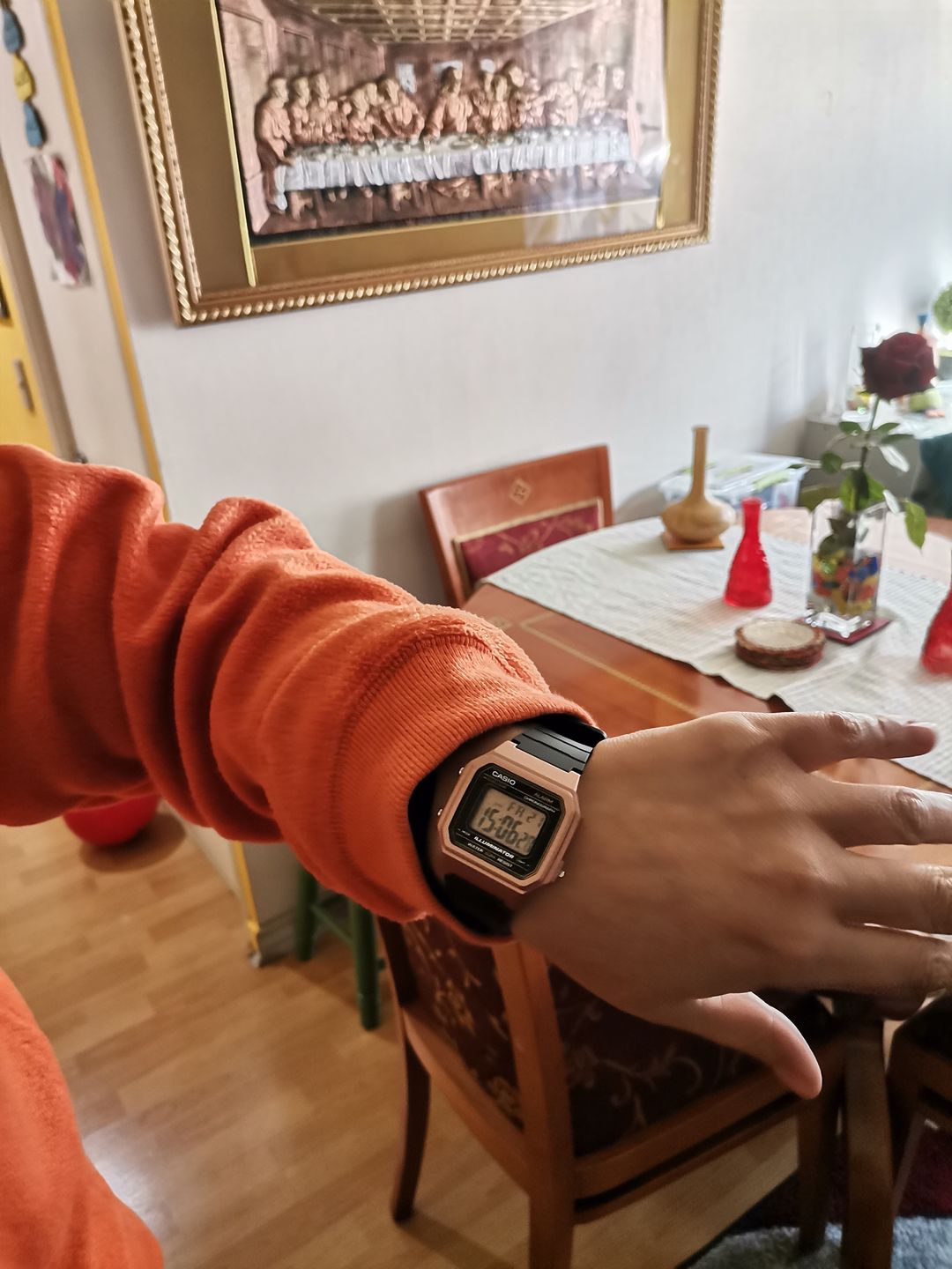 Customer photo review of Reloj Casio Vintage W-217HM-5AVDF Rosado