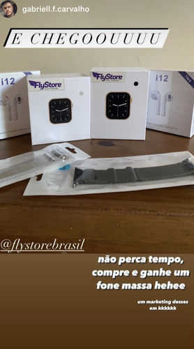 Customer photo review of Iwo Infinity 2.0 Series 6  [ TROCA FOTO DE FUNDO ] + BRINDE  12x  Frete Grátis