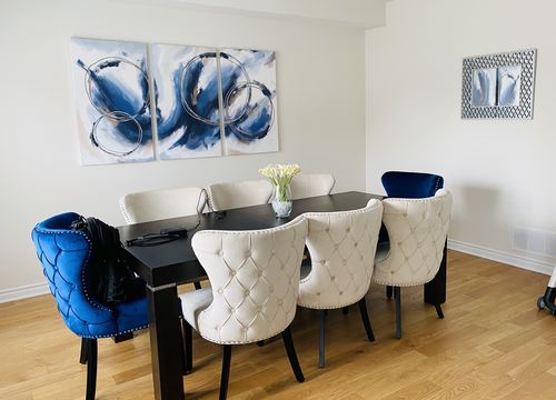 Customer photo review of 'Persistent River' Framed Canvas Set of 3 (35" x 23")