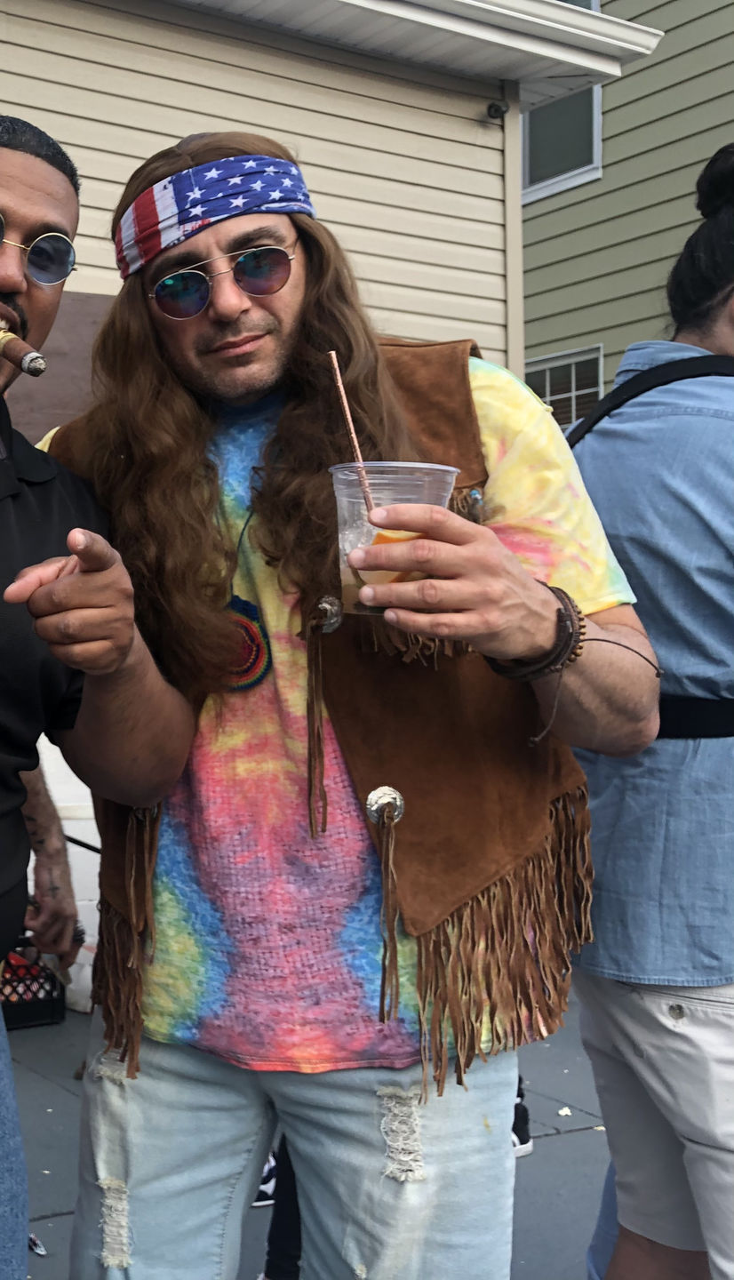 Customer photo review of Redwood Peace Tie Dye T Shirt