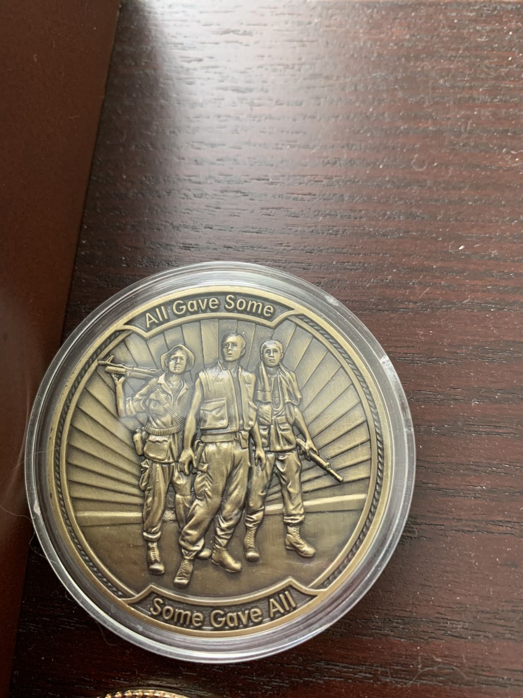 Customer photo review of Vietnam Veteran Coin