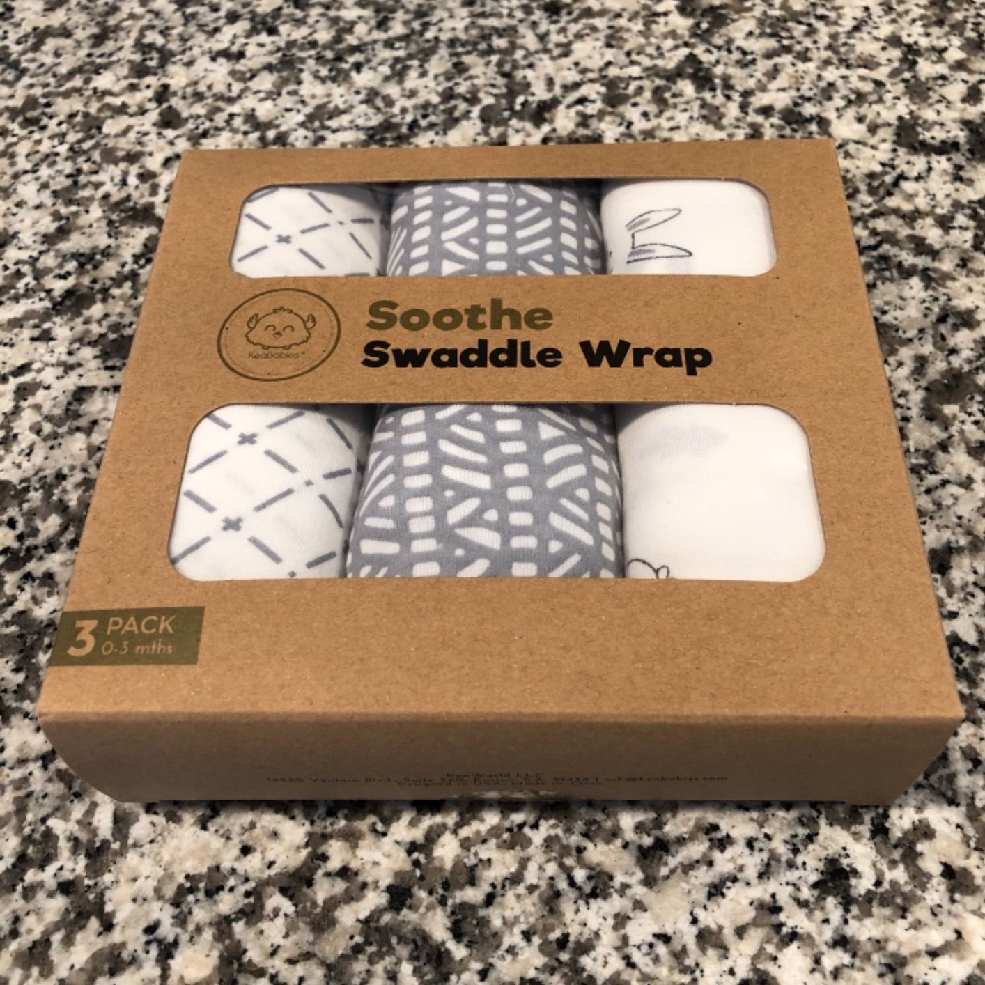 Customer photo review of 3-Pack SOOTHE Swaddle Wraps