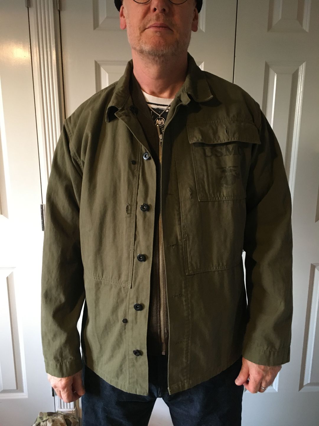 Customer photo review of USMC P-44 HBT Utility Jacket