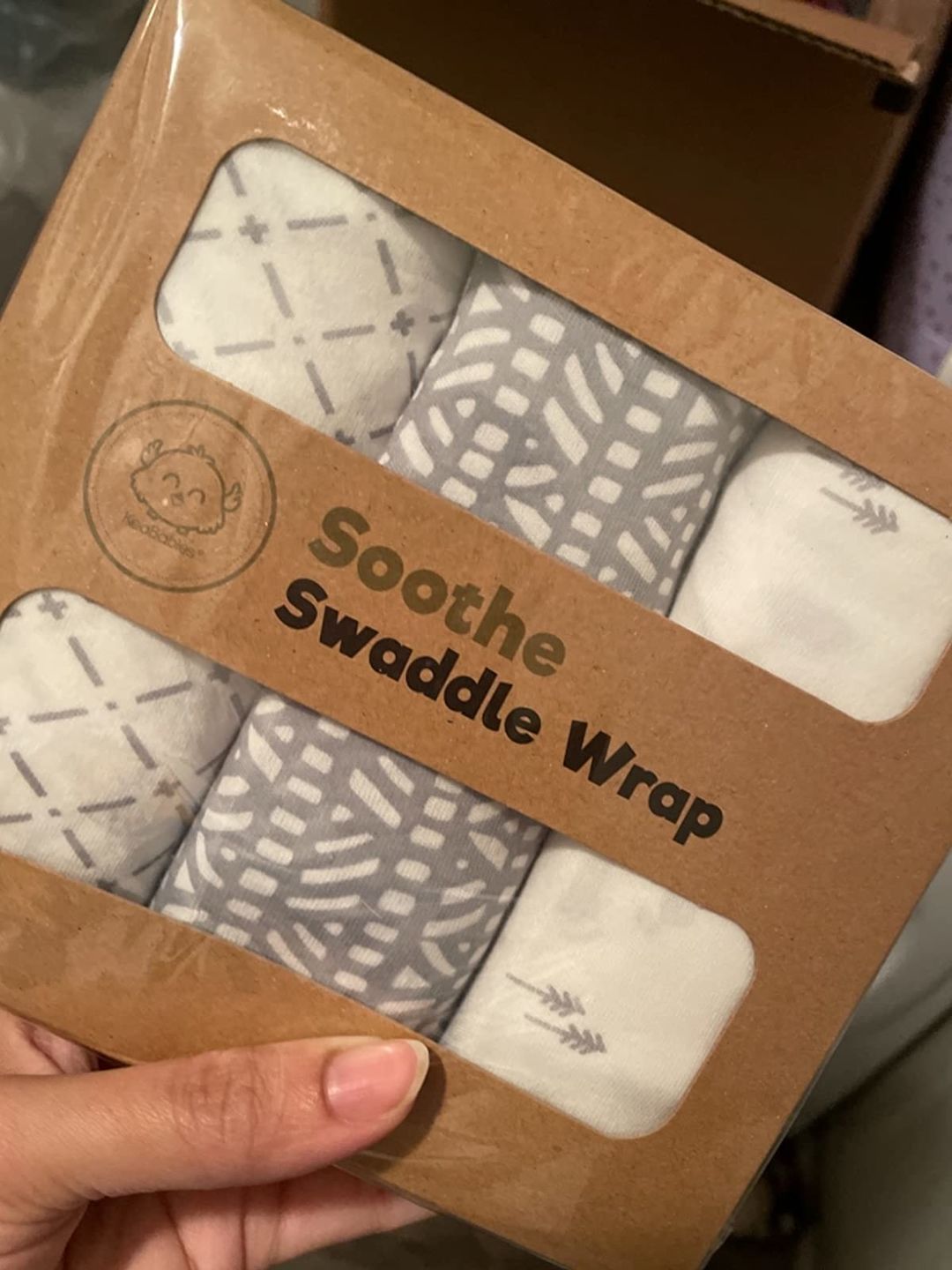 Customer photo review of 3-Pack SOOTHE Swaddle Wraps