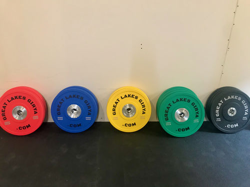 Customer photo review of Great Lakes Girya Polyurethane Bumper Plates - 150 KG Set