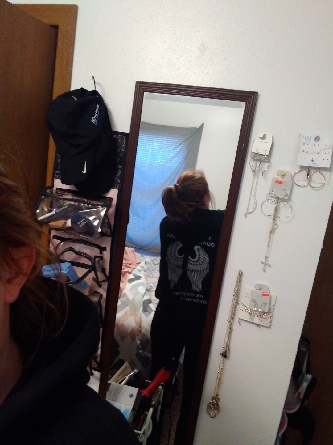 Customer photo review of My Dad Is My Guardian Angel Hoodie