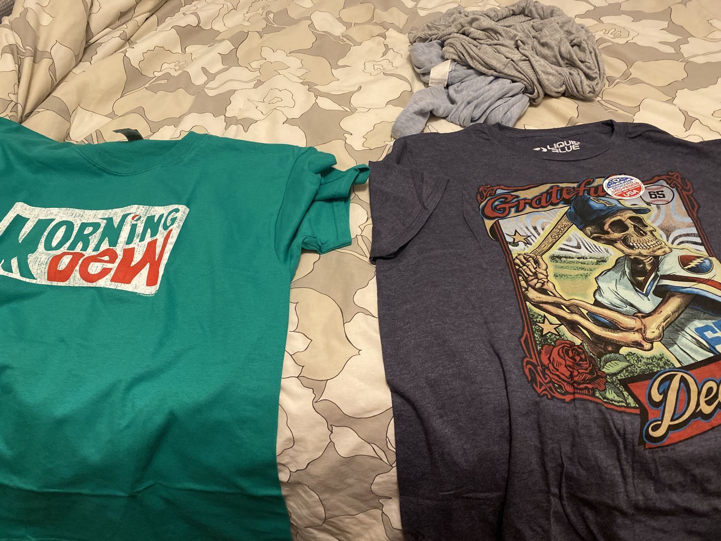 Customer photo review of Grateful Dead Morning Dew T Shirt