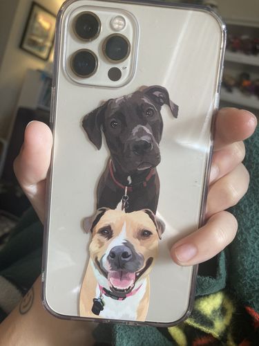 Customer photo review of Custom Pet Phone Case (Original)