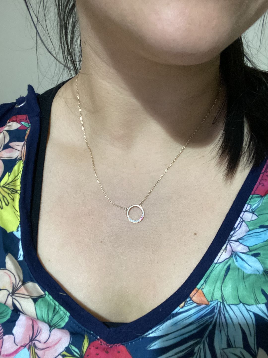 Customer photo review of COLLAR LEA BAÑADO EN ORO