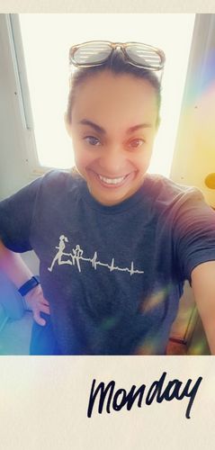 Customer photo review of Run Free Womens Tee