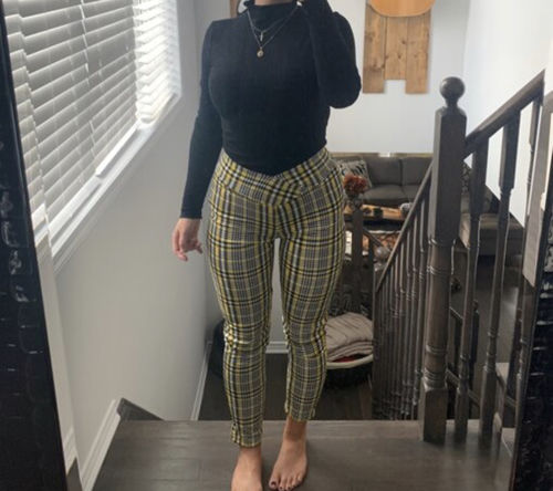 Customer photo review of Waist Band Tartan Pants