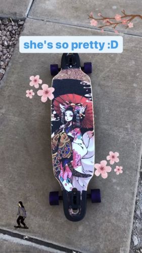 Customer photo review of Bamboo Blank Short Directional Drop Through 37.5" Longboard
