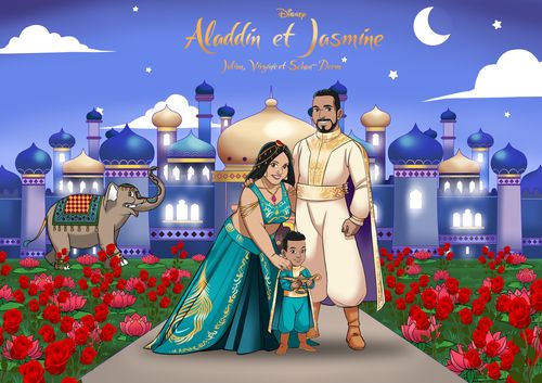 Customer photo review of Caricature cartoon dessinée à la main: en mode jaune