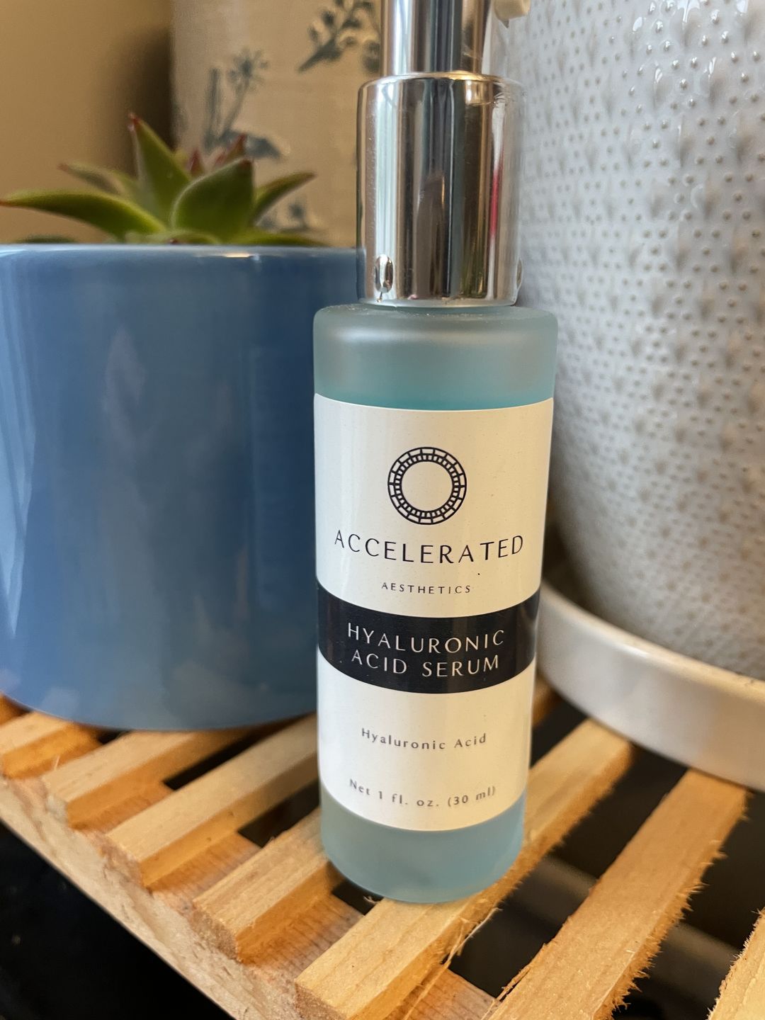 Customer photo review of Hyaluronic Acid Serum