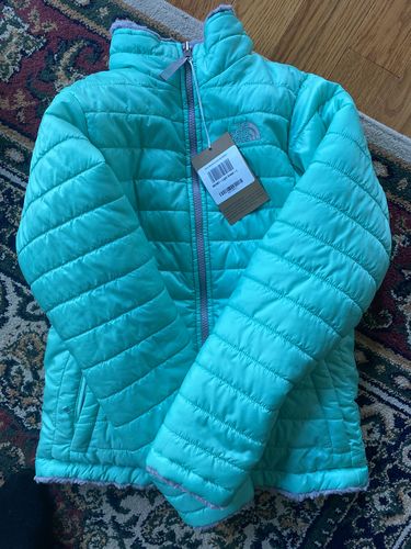 Customer photo review of Girls' REVERSIBLE MOSSBUD SWIRL JACKET