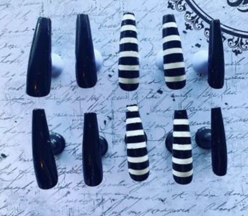 Customer photo review of XXL Ballerina Clear Full Cover Nail Tips Kit
