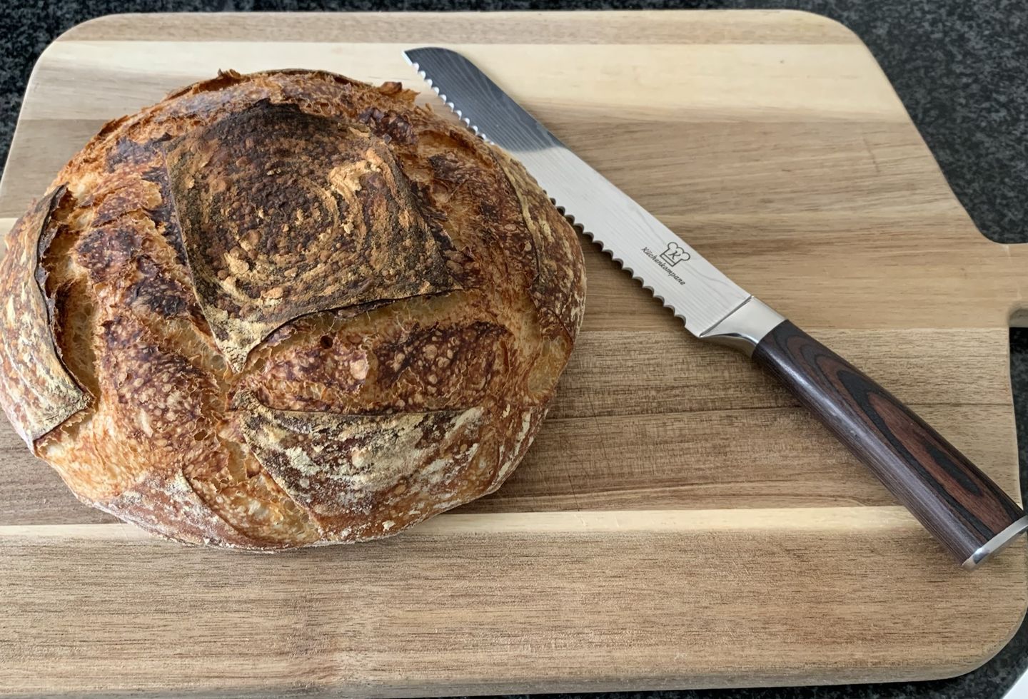 Customer photo review of Brotmesser