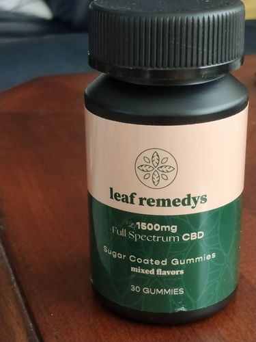 Customer photo review of 1500mg CBD Gummies mixed flavors