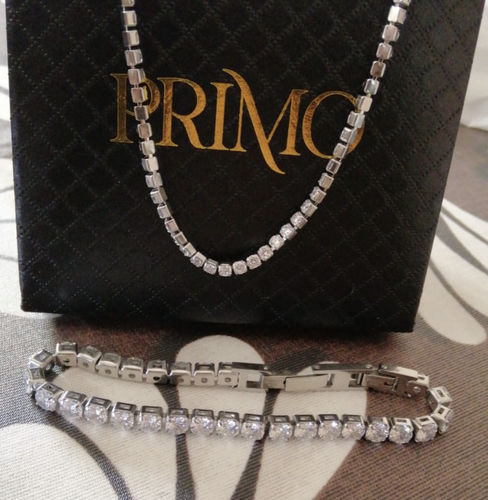 Customer photo review of SET TENNIS - Collana & Bracciale - Silver