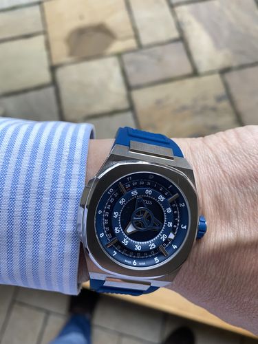 Customer photo review of M3-blue-bracelet