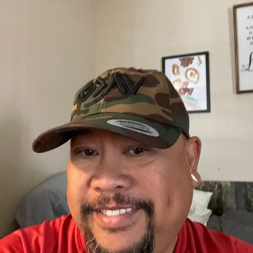 Customer photo review of God Is Greater Than Highs and Lows Dad hat 3d Puff Print Blk Thread