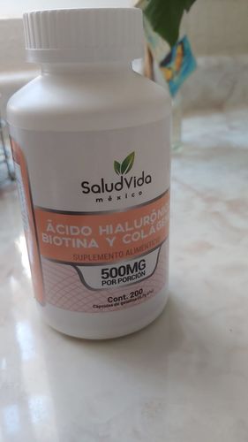 Customer photo review of Biotina, Ácido Hialurónico y Colágeno